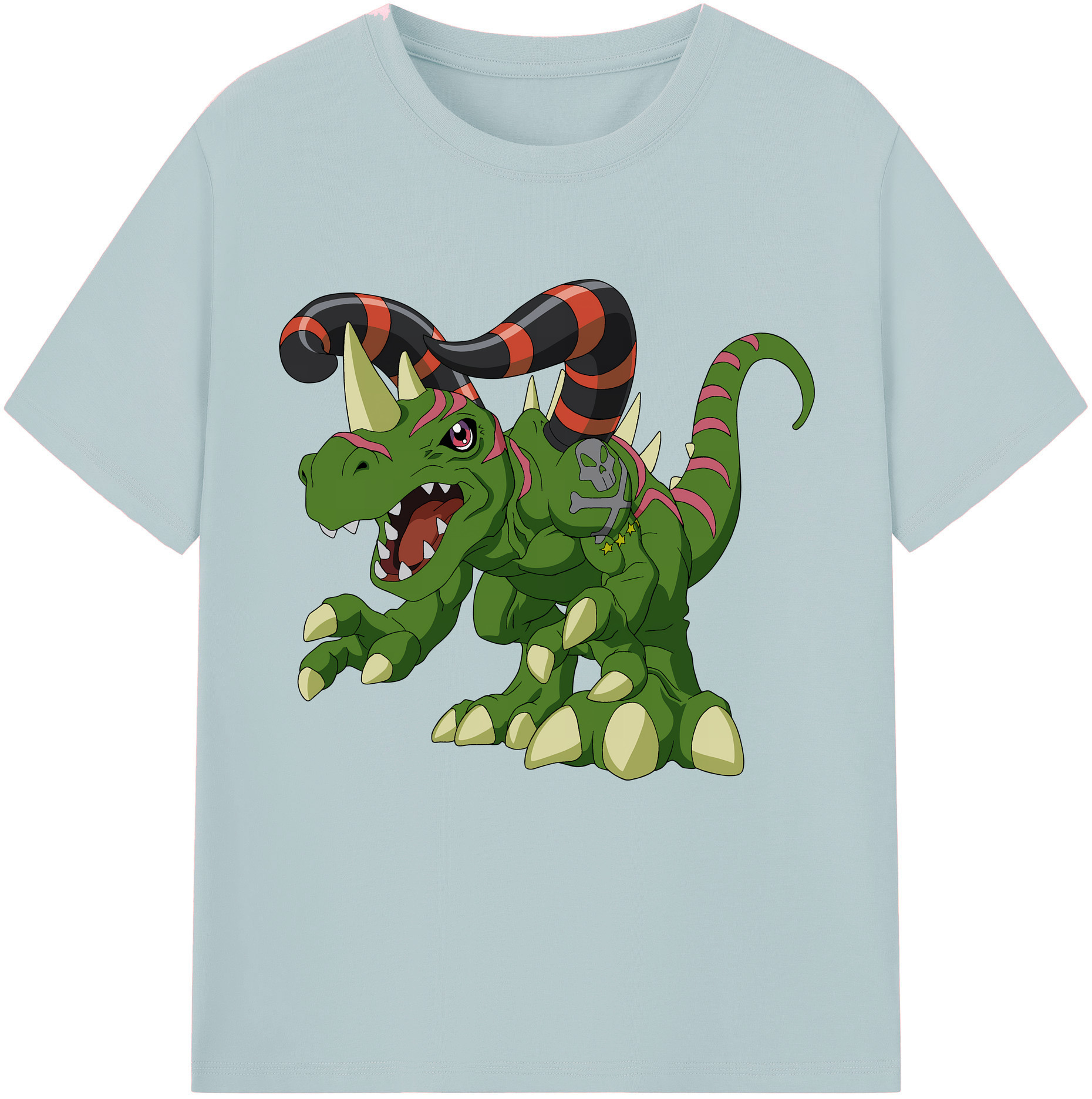 （画像用） Digimon デジタルモンスター/デジモン 綿100％半袖Tシャツ（フロントプリント）